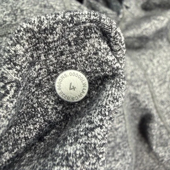 Lululemon Define Jacket Women's Size 4 Heather Gray Luon Full Zip Stretch Yoga - Picture 4 of 10